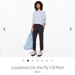 Lululemon On The Fly 7/8 Pant